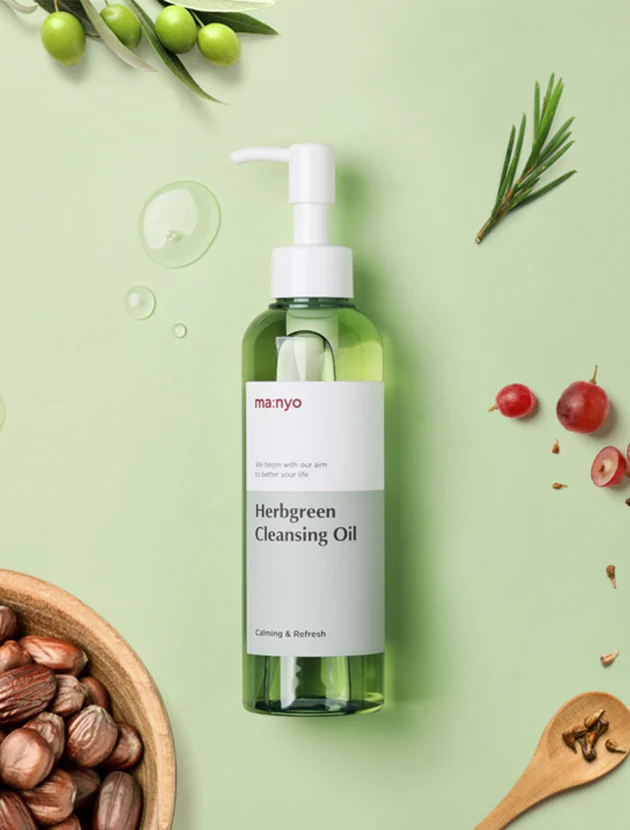 Ma:nyo Herb Green Cleansing Oil valomasis veido aliejus