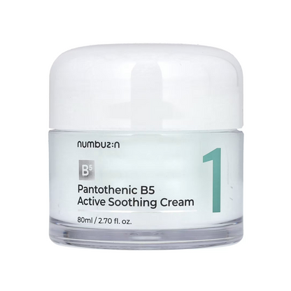 Numbuzin No.1 Pantothenic B5 Active Soothing Cream veido kremas