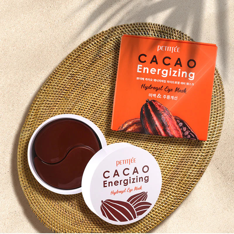 PETITFEE Cacao Energizing Hydrogel Eye Mask paakių pagalvėlės