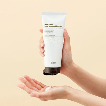 PURITO From Green Deep Foaming Cleanser veido prausiklis