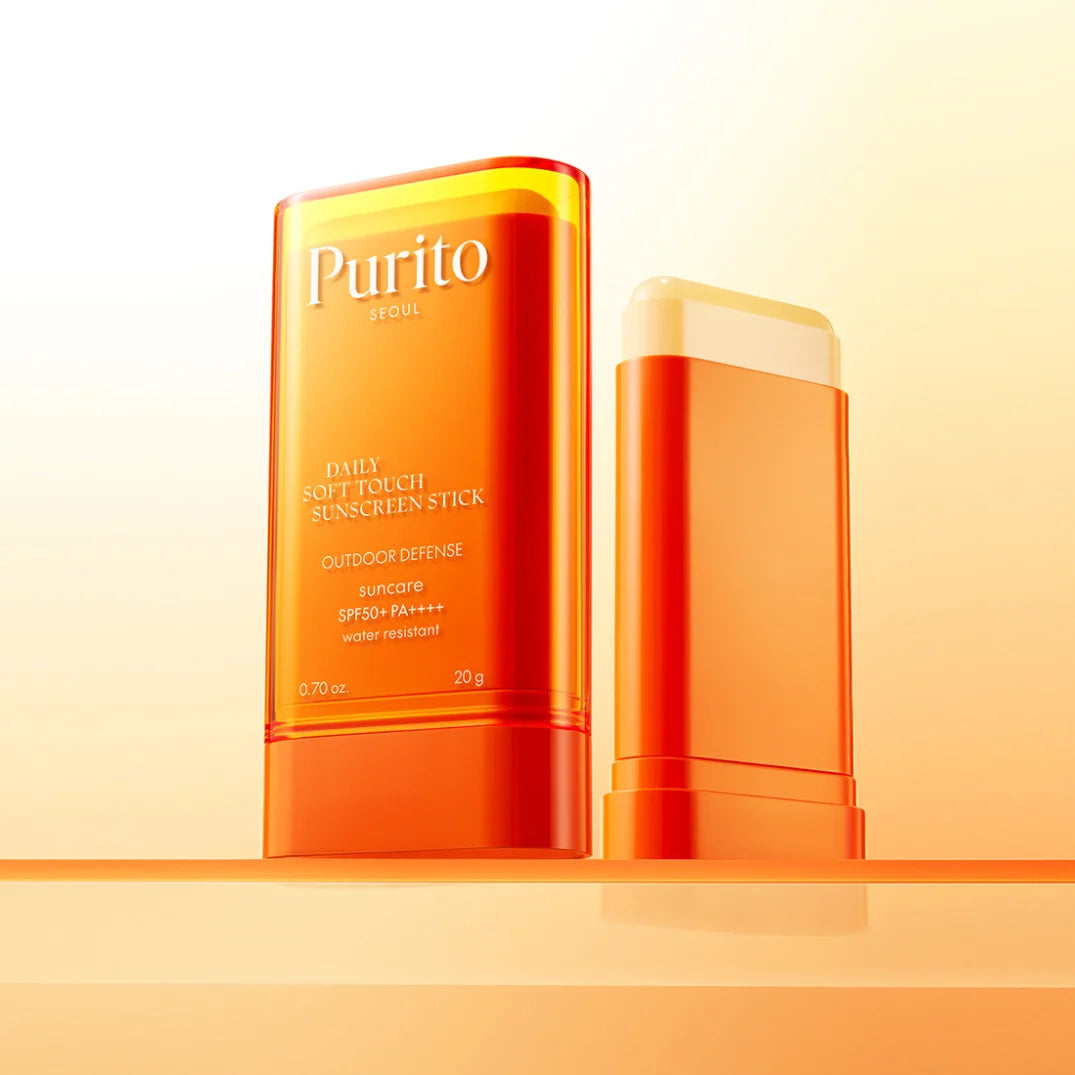 PURITO SEOUL Daily Soft Touch Sunscreen Stick SPF50+ pieštukinė apsauga nuo saulės