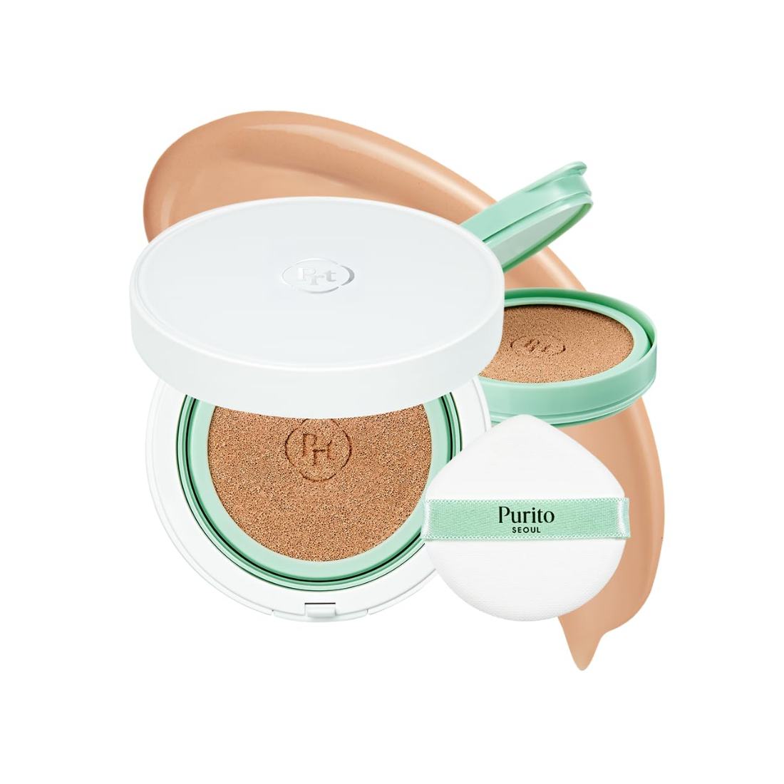 Purito SEOUL Wonder Releaf Centella BB Cushion Set makiažo pagrindas