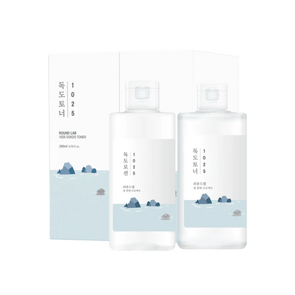 ROUND LAB 1025 Dokdo Toner + Lotion Duo rinkinys