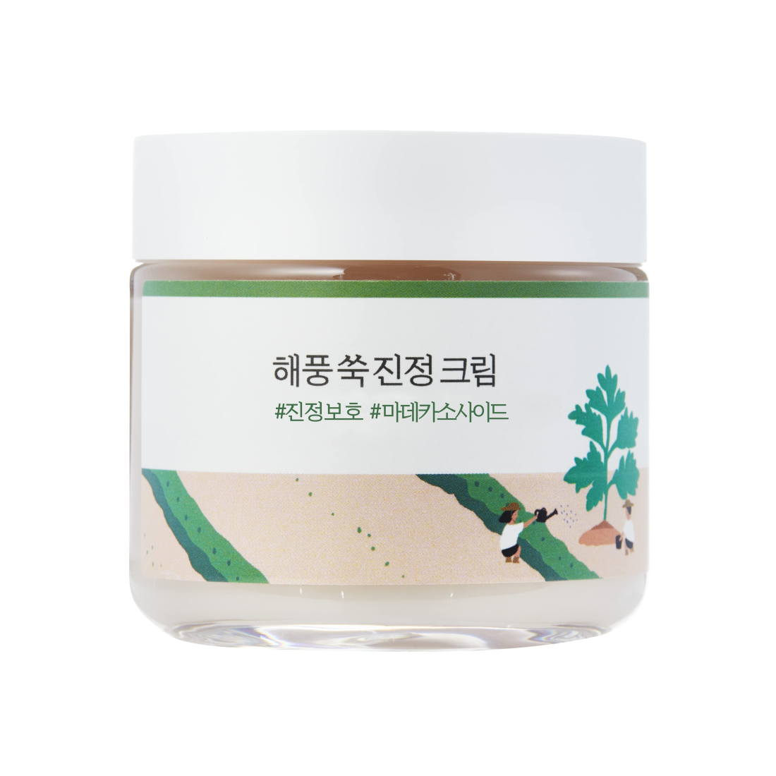 ROUND LAB Mugwort Calming Cream veido kremas