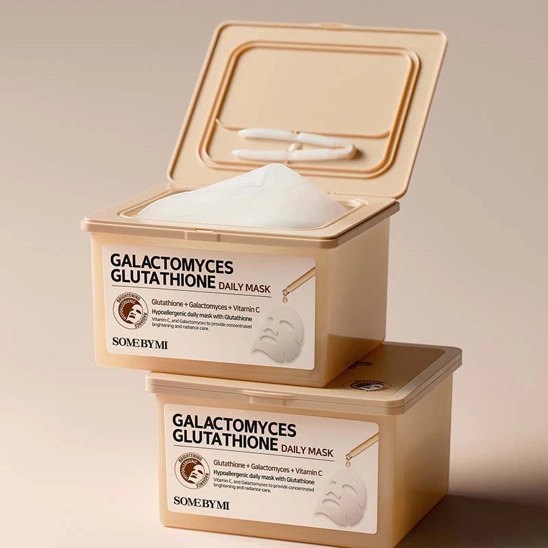 SOME BY MI Galactomyces Glutathione Daily Mask 30pc veido kaukės