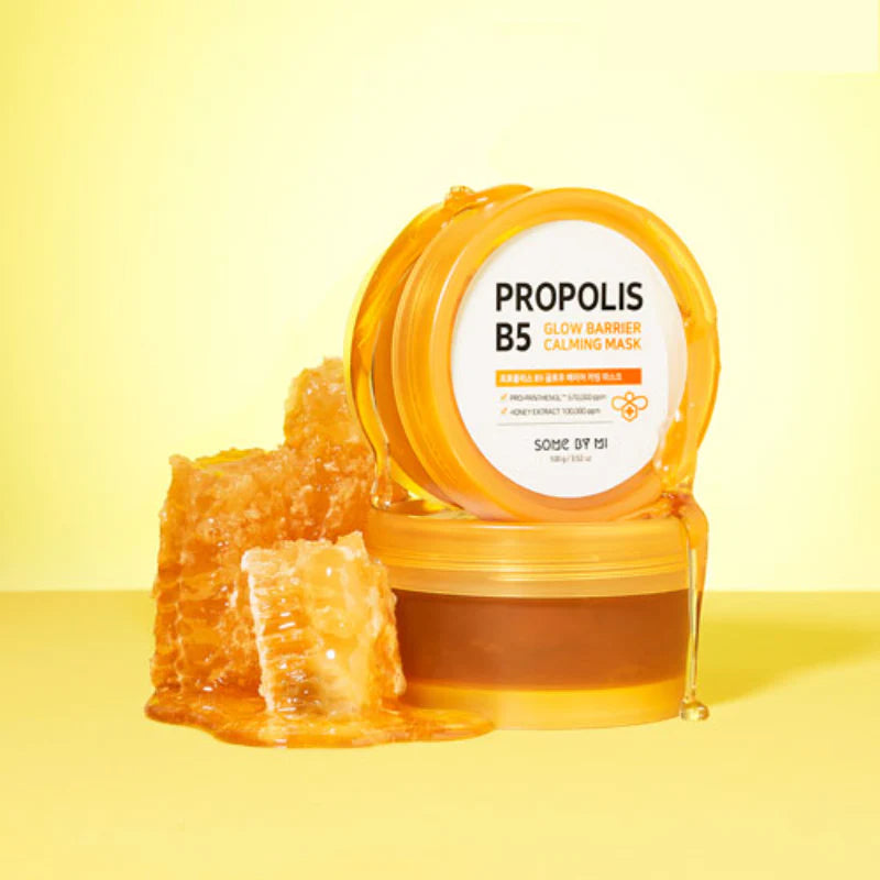 SOME BY MI Propolis B5 Glow Barrier Calming Mask veido kaukė