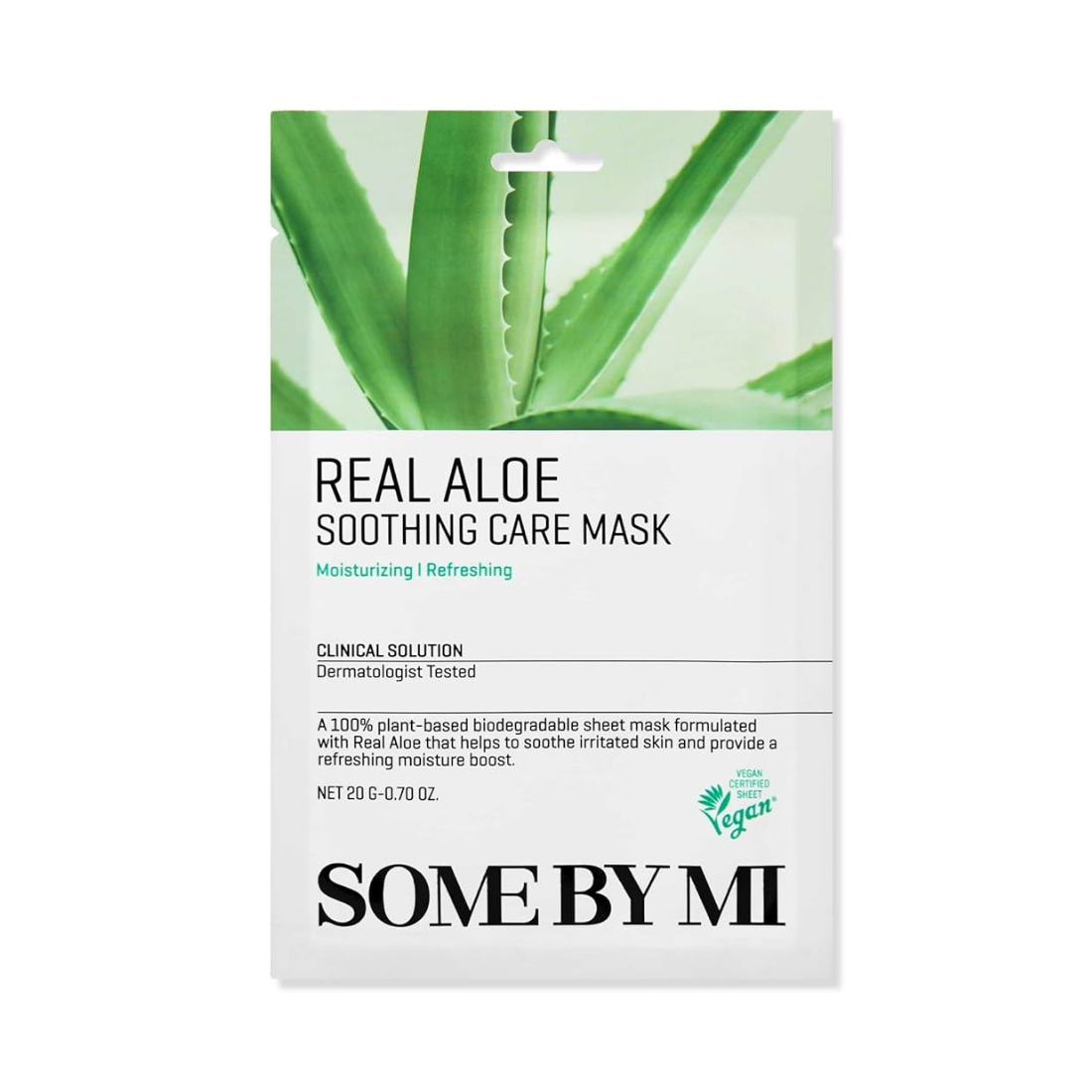 SOME BY MI Real Aloe Soothing Care Mask lakštinė veido kaukė