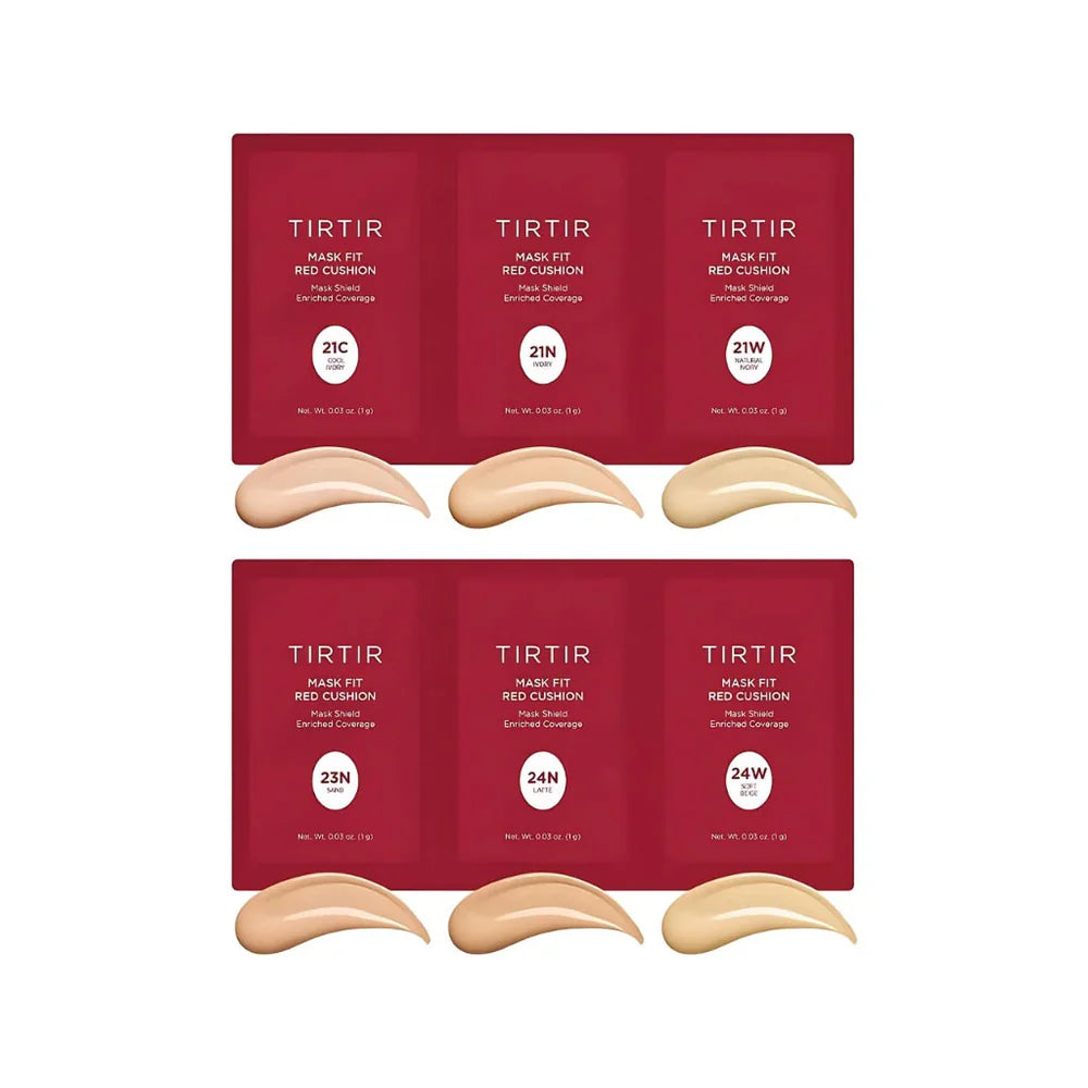 TIRTIR Mask Fit Red Cushion Foundation 6 Colors Kit No. 2