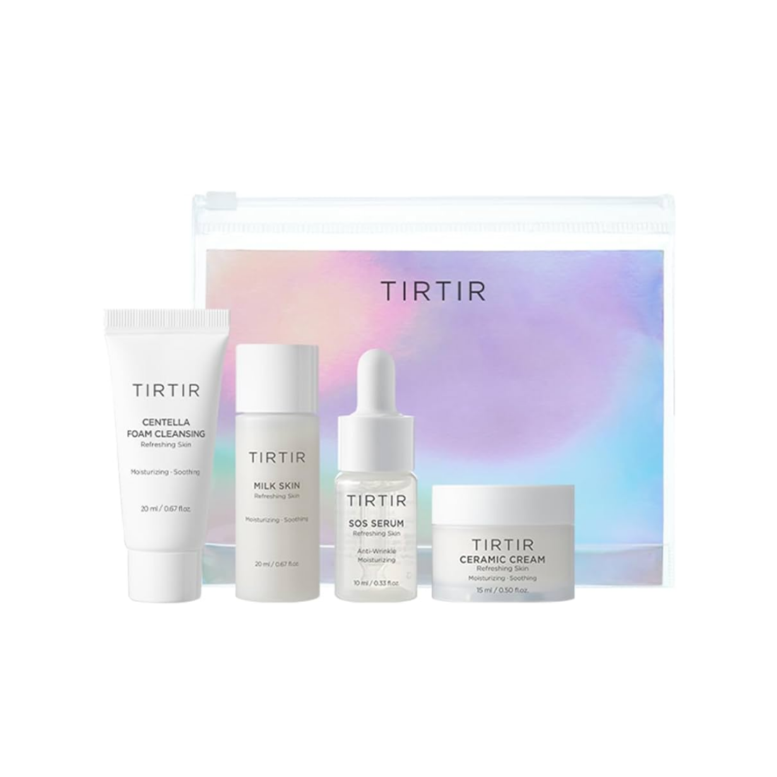 TIRTIR Glow Trial Kit kelioninis odos priežiūros rinkinys