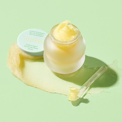 TOCOBO Lemon Sugar Scrub Lip Mask lūpų kaukė-šveitiklis