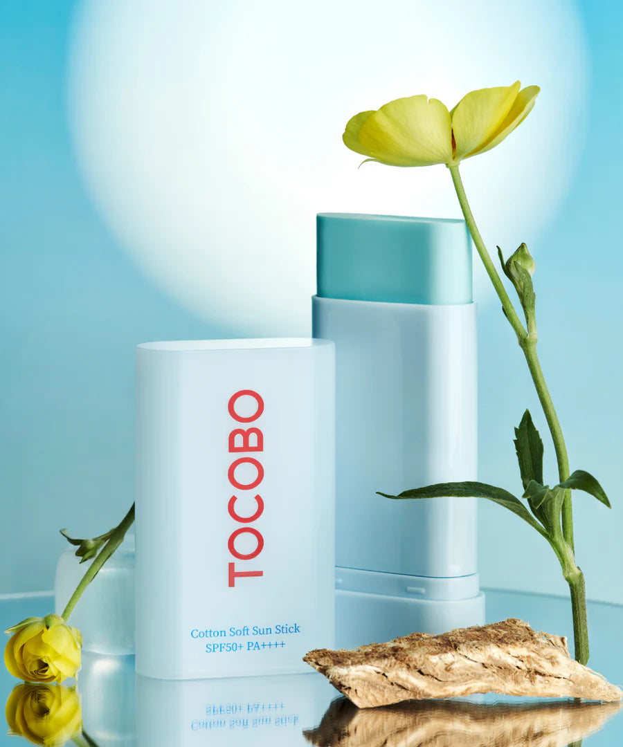 Tocobo Cotton Soft Sun Stick SPF50+ pieštukinė apsauga nuo saulės