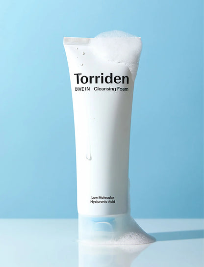 Torriden DIVE-IN Low Molecular Hyaluronic Acid Cleansing Foam valomosios veido putos