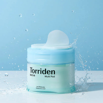 Torriden DIVE-IN Low Molecule Hyaluronic Acid Multi Pad padeliai