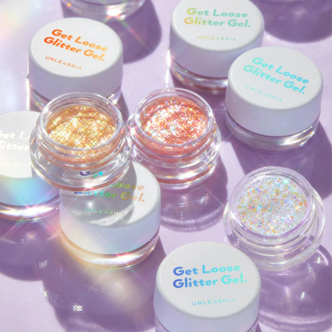 UNLEASHIA Get Loose Glitter Gel blizgus gelis