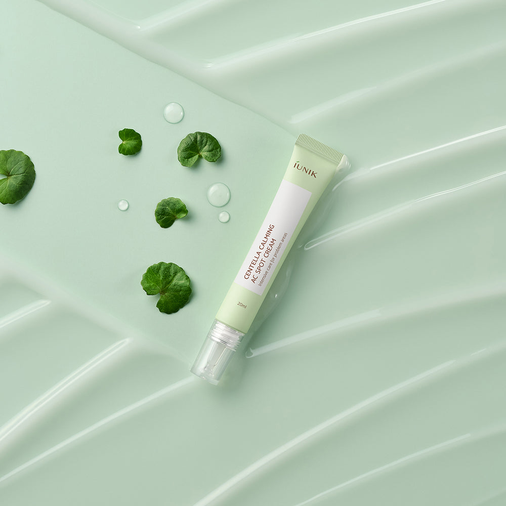 iUNIK Centella Calming AC Spot Cream priemonė nuo spuogų