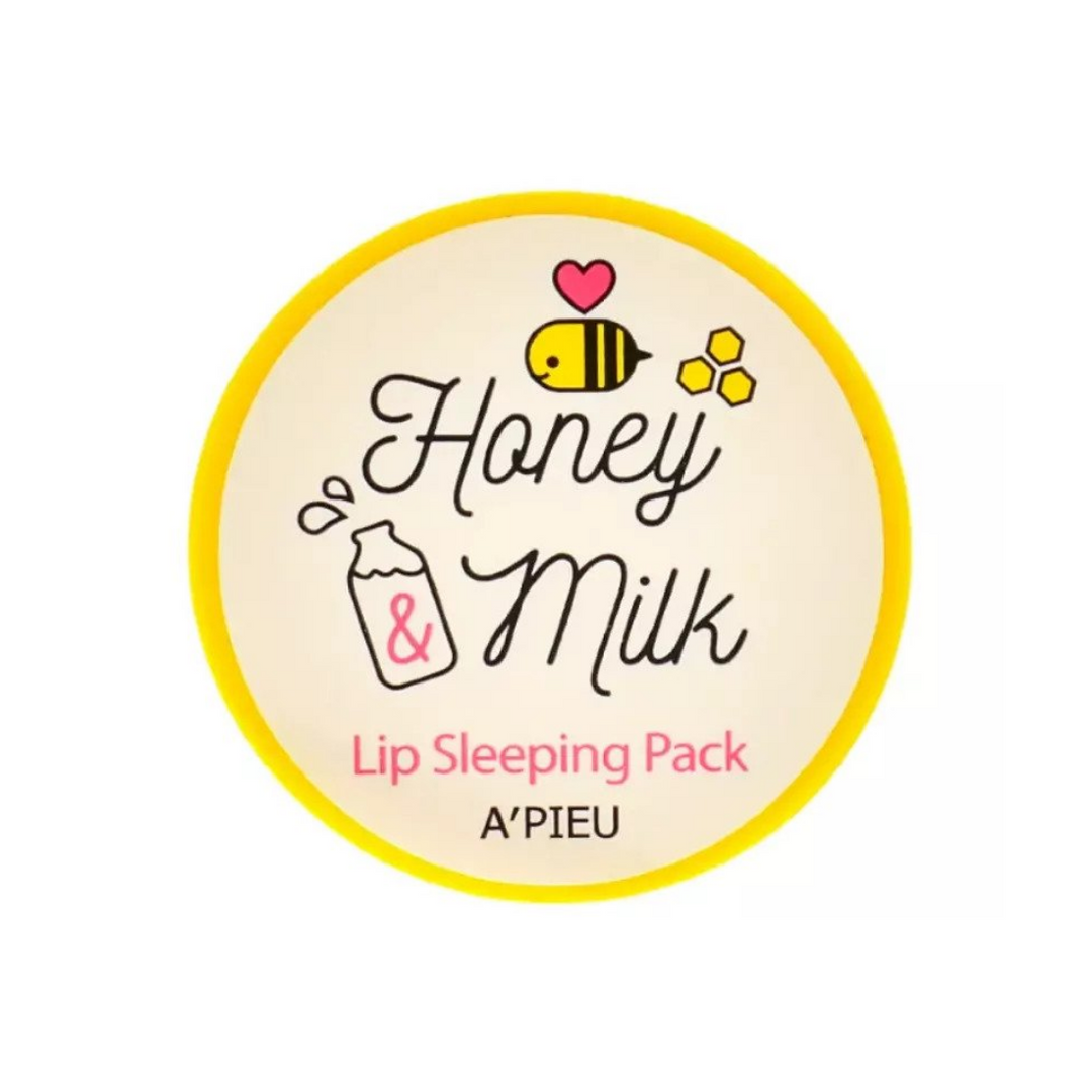 APIEU Honey & Milk Lip Sleeping Pack nakts lūpu maska
