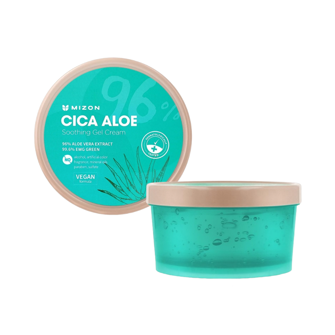 MIZON Cica Aloe Soothing Gel Cream gelis