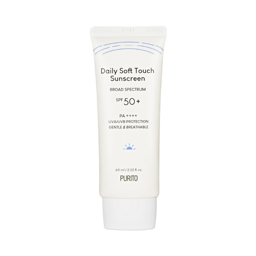 PURITO Daily Soft Touch Sunscreen SPF 50+ apsauginis kremas nuo saulės