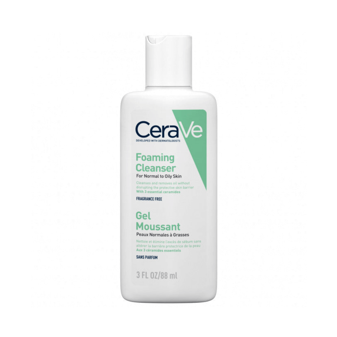 CeraVe Foaming Cleanser prausiklis riebiai ir mišriai odai 88ml