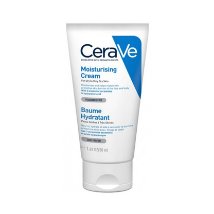 CeraVe veido ir kūno kremas Moisturizing Cream 50ml