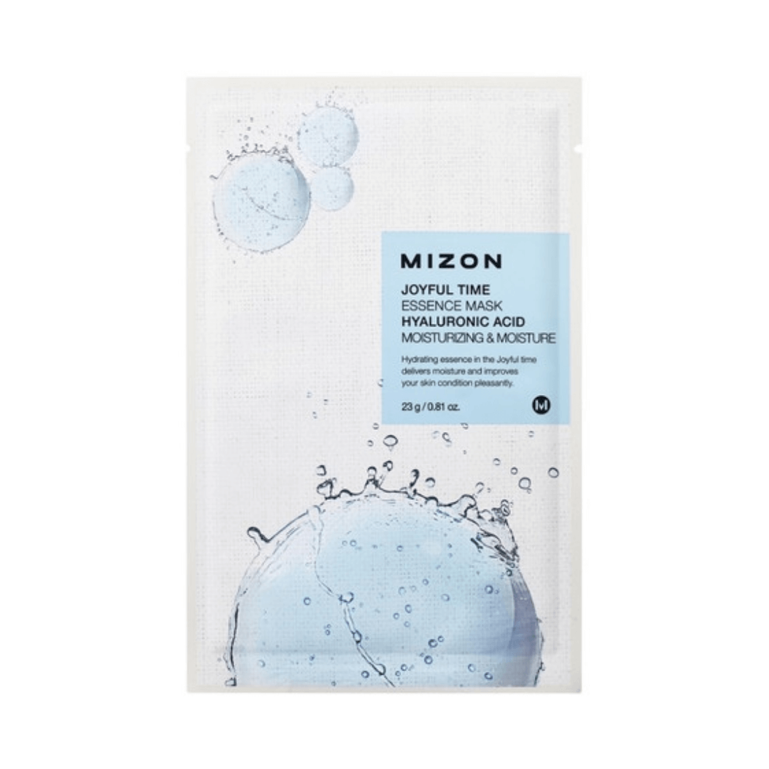 Mizon veido kaukė Joyful Time Essence Mask Hyaluronic Acid