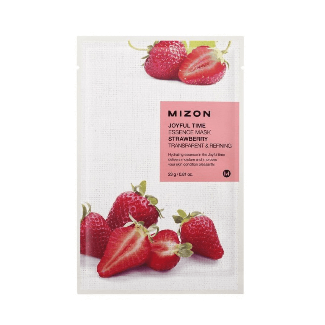 Mizon veido kaukė Joyful Time Essence Mask Strawberry